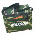 Camo 6 Pack Poly Cooler Lunch Bag